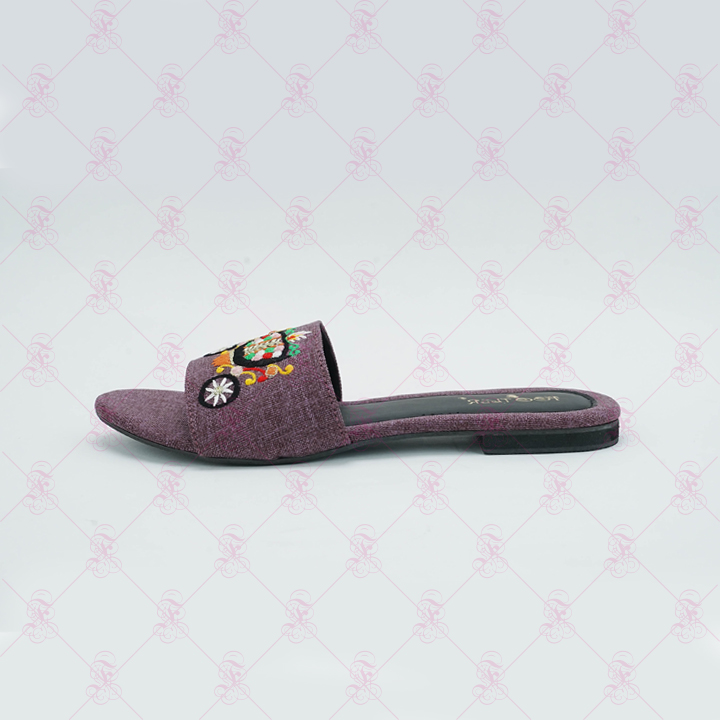 Horse Cart Embroided Flat