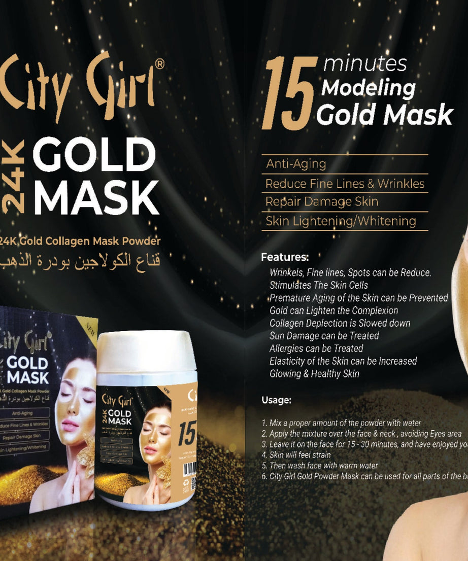 City Girl 24K Gold Mask Powder