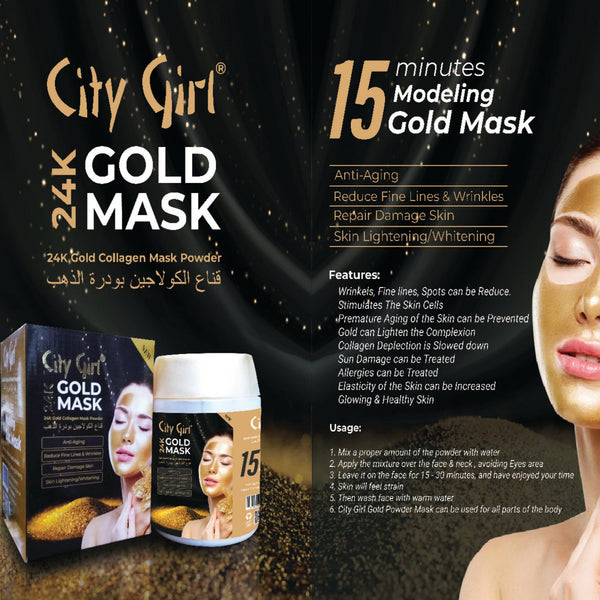 City Girl 24K Gold Mask Powder