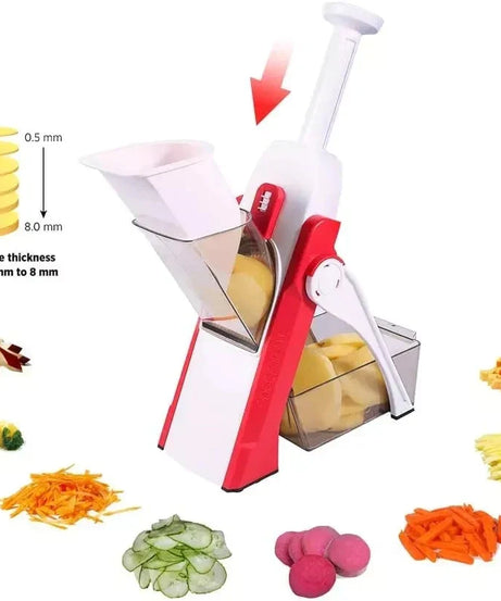 MULTIFUNCTIONAL VEGETABLE SPRING SLICER 6 IN 1
