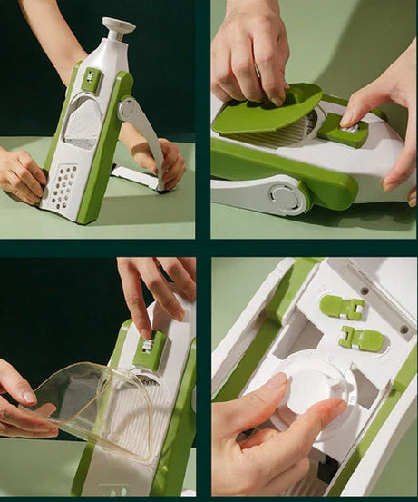 MULTIFUNCTIONAL VEGETABLE SPRING SLICER 6 IN 1