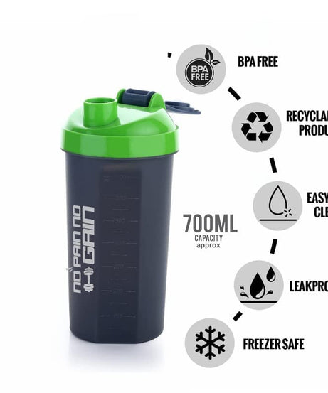BPA Free Gym Shaker Bottle