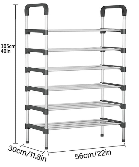 7&8 Layers Shoe Rack Steel - High Quality