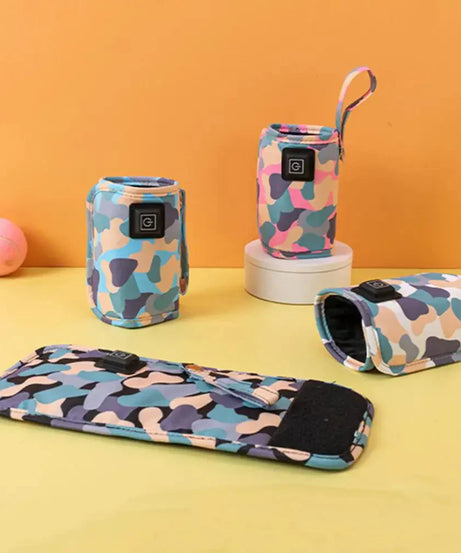 USB Milk Water Warmer Travel Stroller Insulated Bag Baby