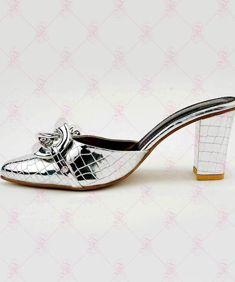 Crocodile Chain Heels