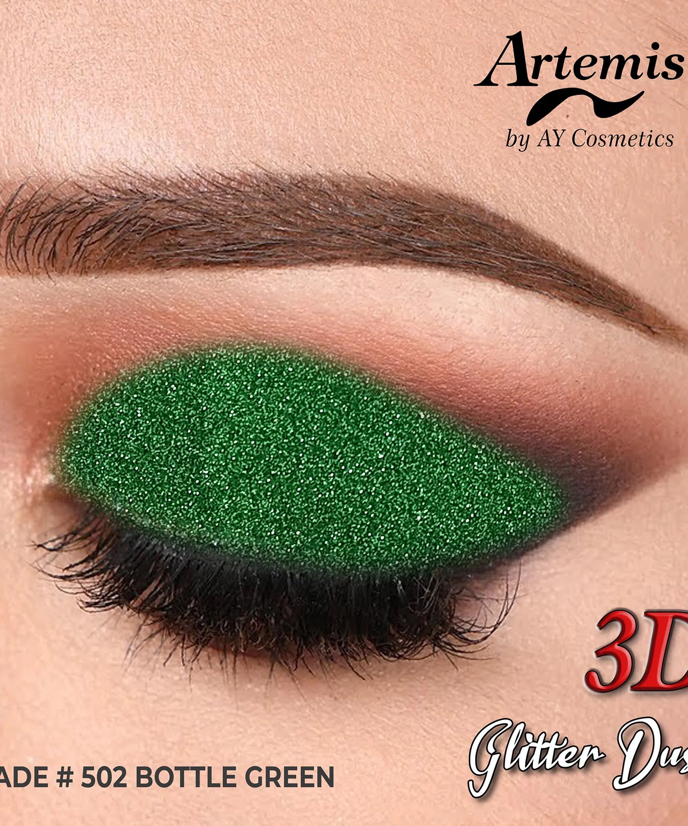 Artemis Glitter Dust 502 Bottle Green