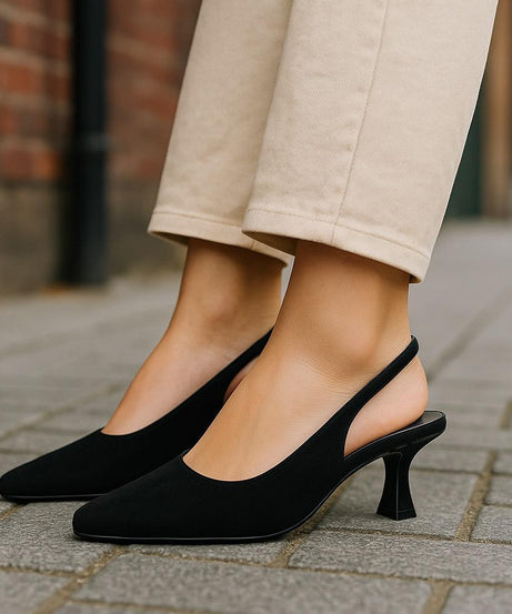 sling back heels
