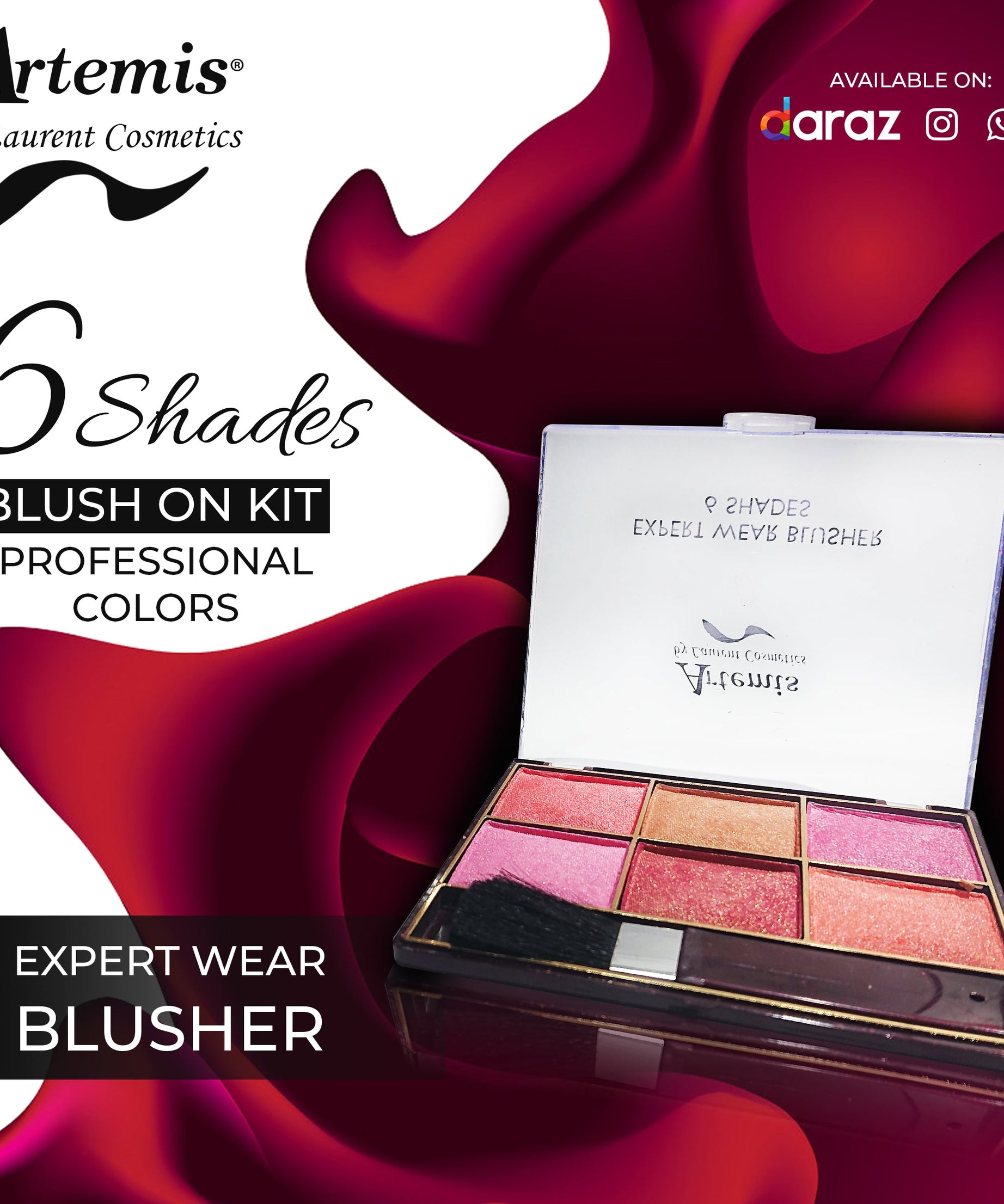 Artemis 6 Shades Blusher