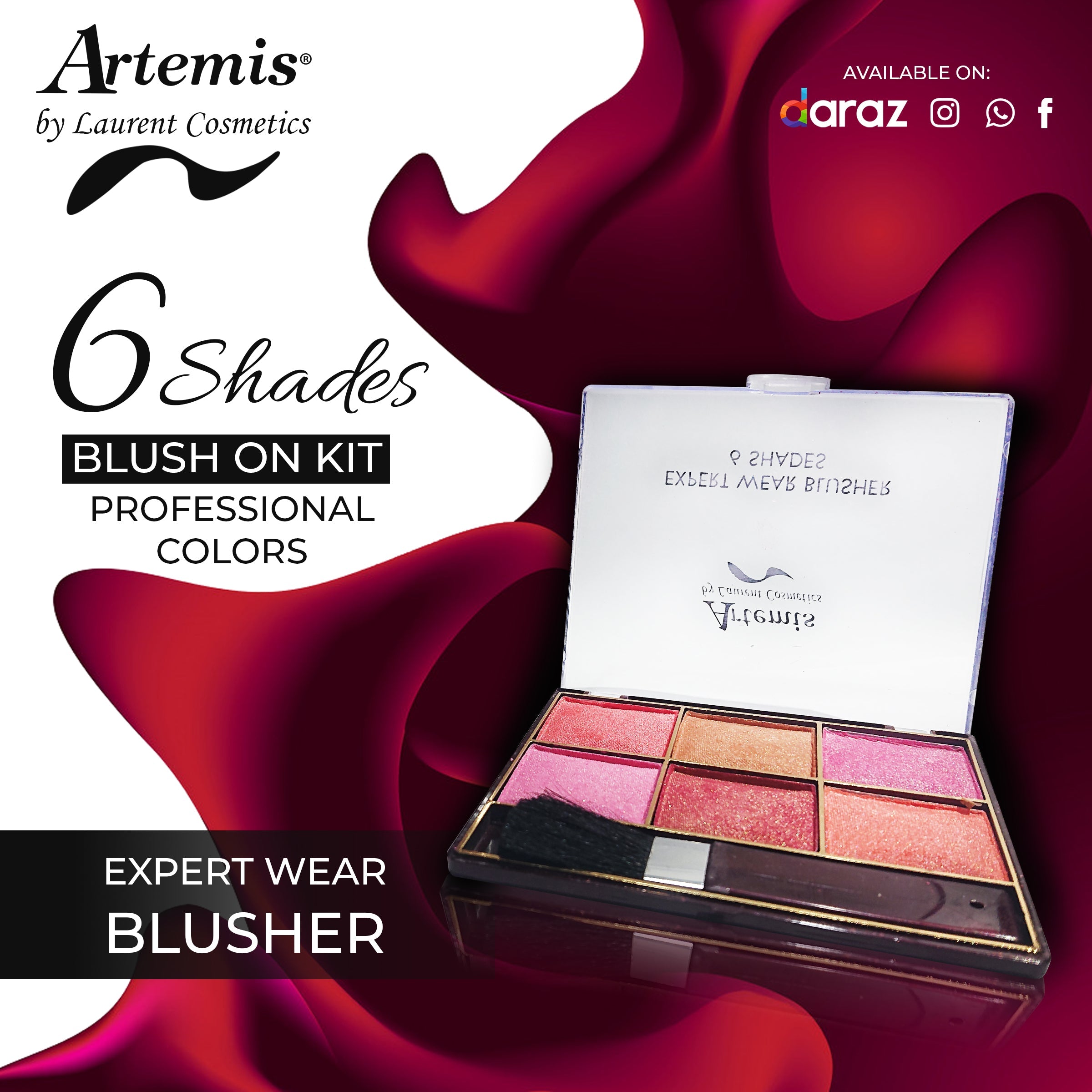 Artemis 6 Shades Blusher