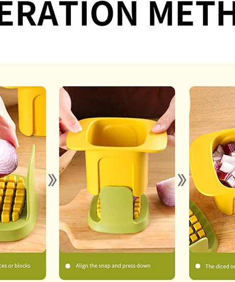 Hand Pressure Vegetable Cutter 2-in-1