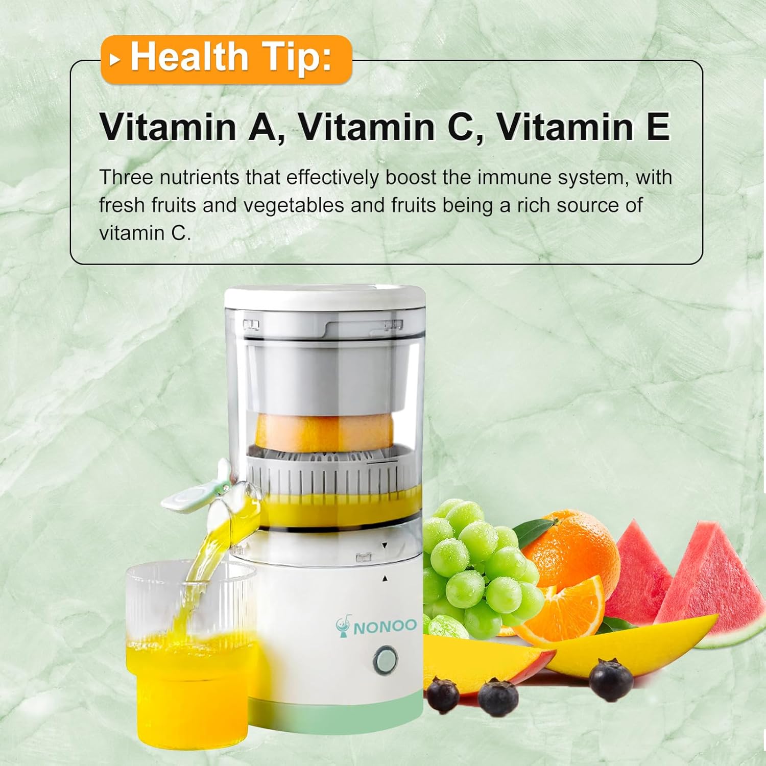 Rechargeable Electric Orange Juicer