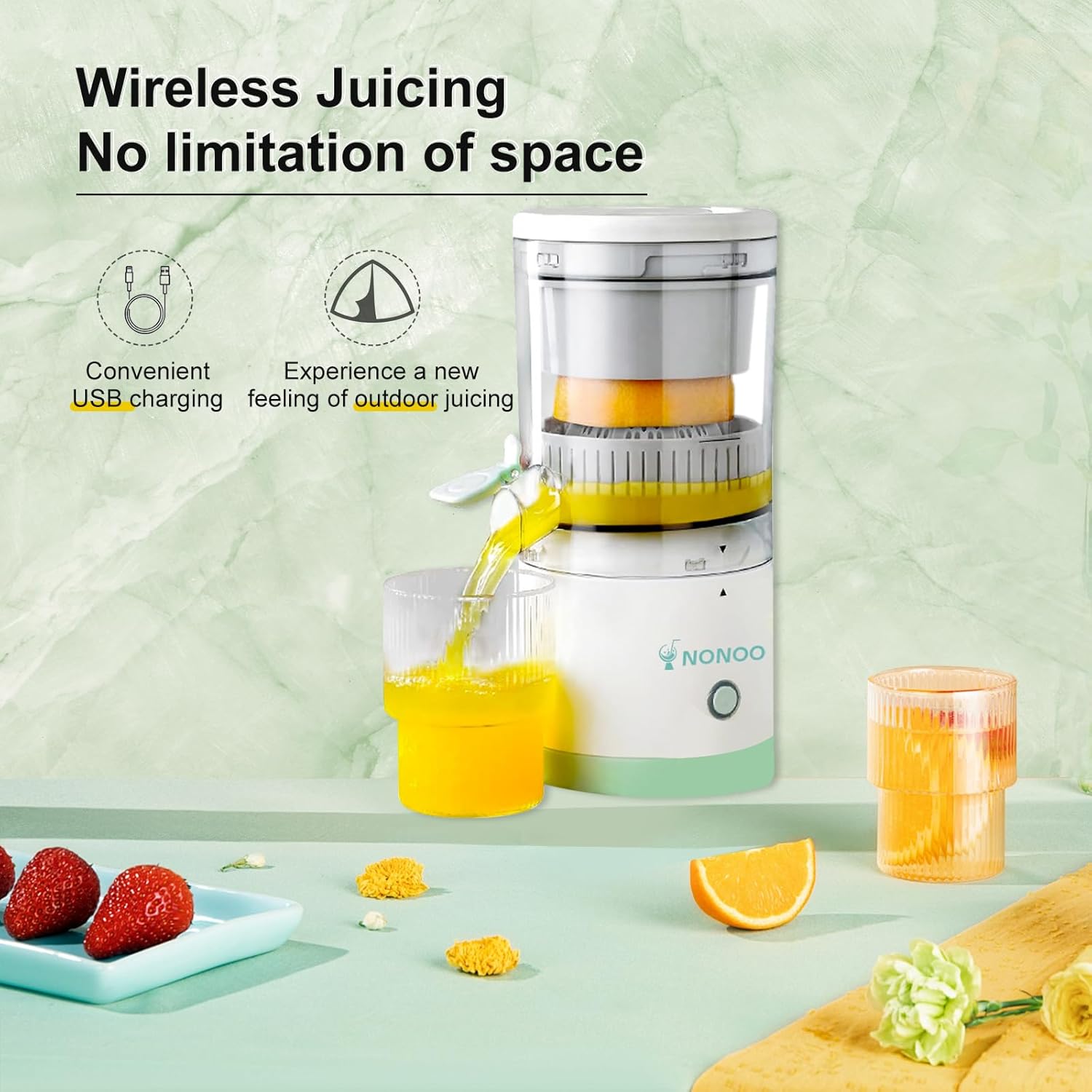 Rechargeable Electric Orange Juicer
