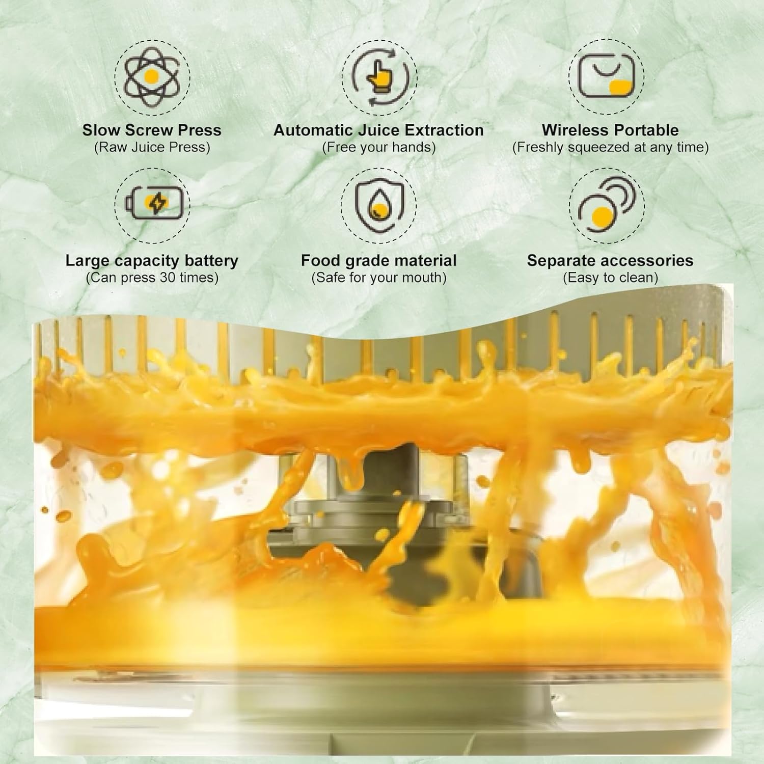 Rechargeable Electric Orange Juicer