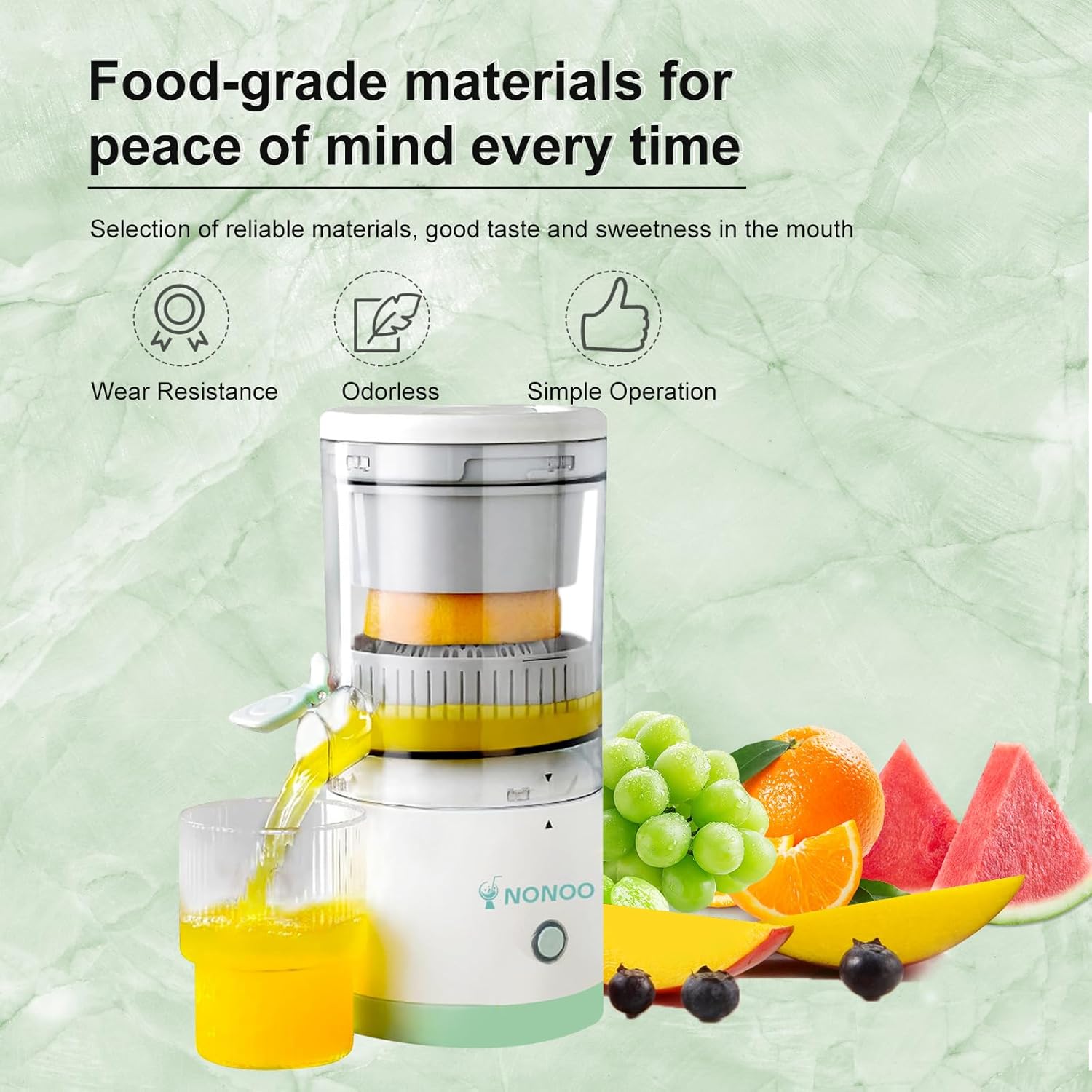 Rechargeable Electric Orange Juicer