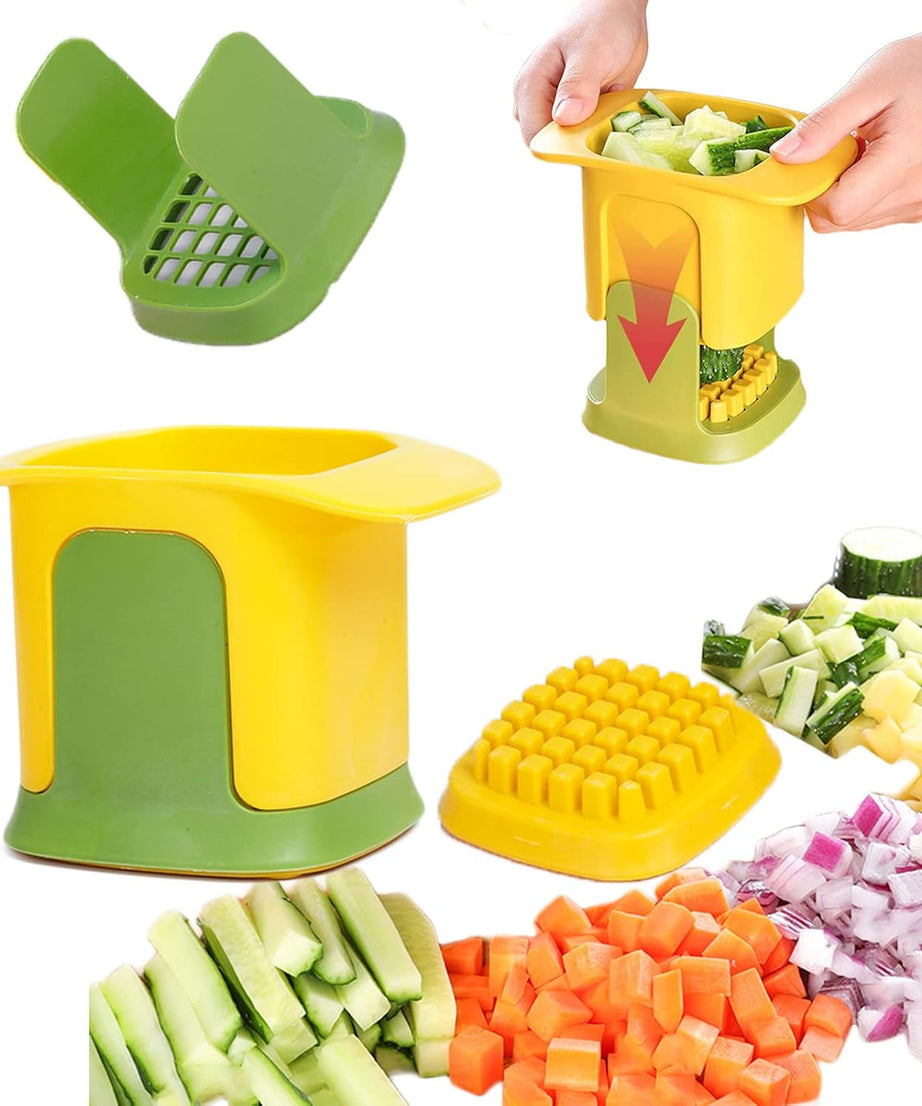 Hand Pressure Vegetable Cutter 2-in-1