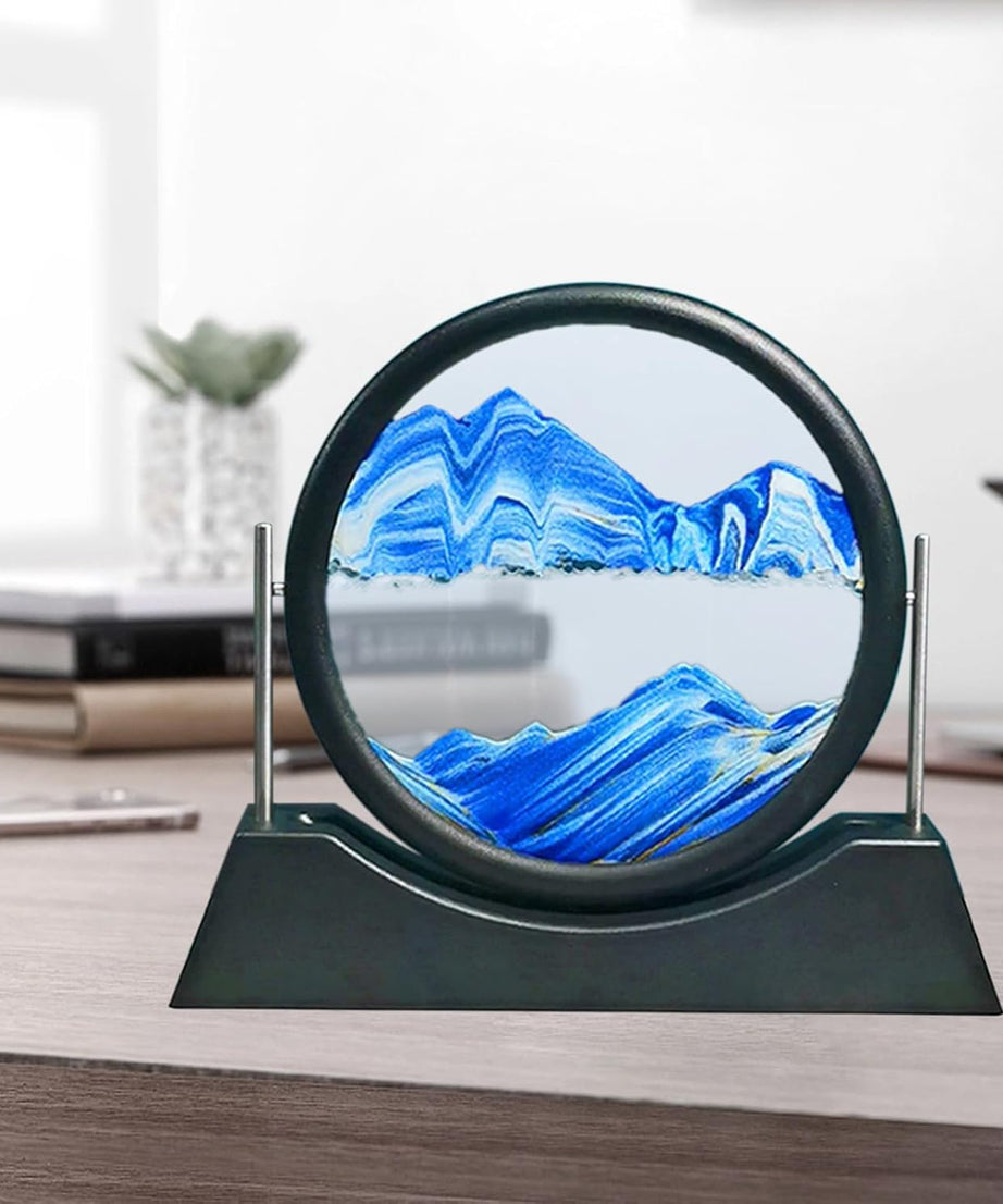 3D Moving Sand Art Lamp, Sand Lamp, Flowing Sand Painting