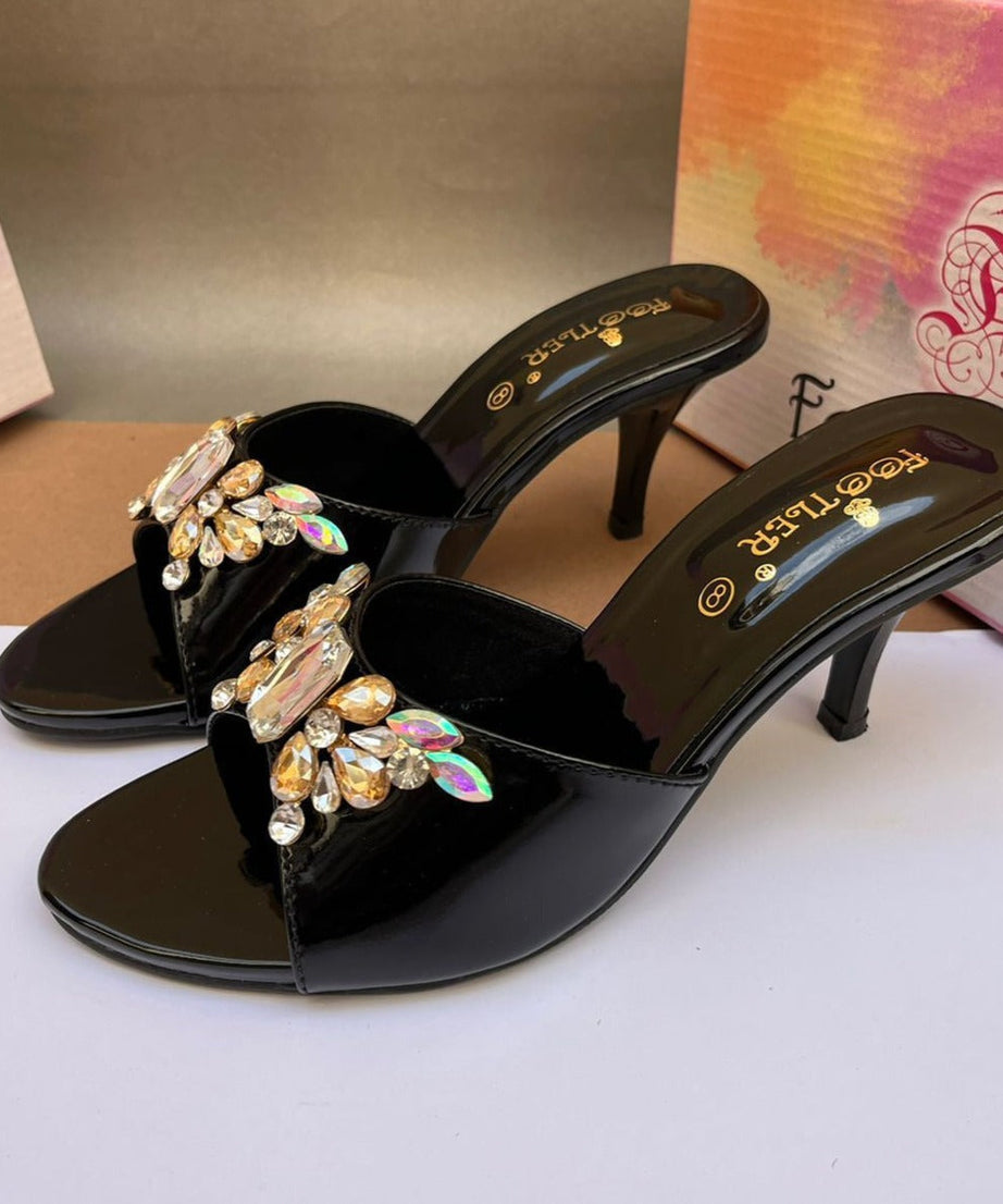 Butterfly Heels – Stylish High-Heel Sandals with Butterfly Accent for Women
