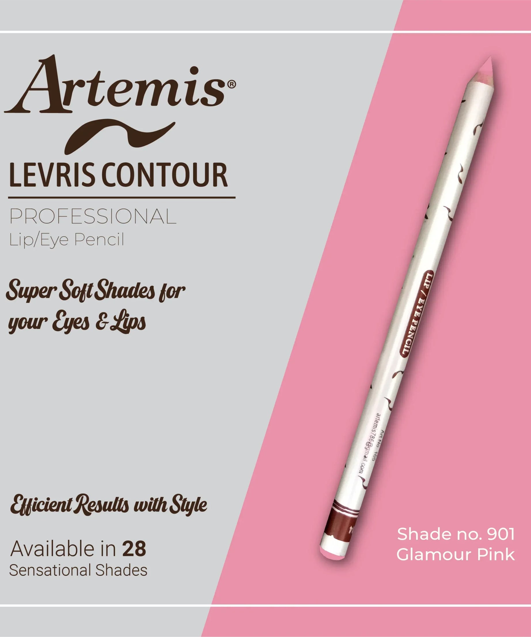 Artemis Lip / Eye Pencil 901 Glamour Pink