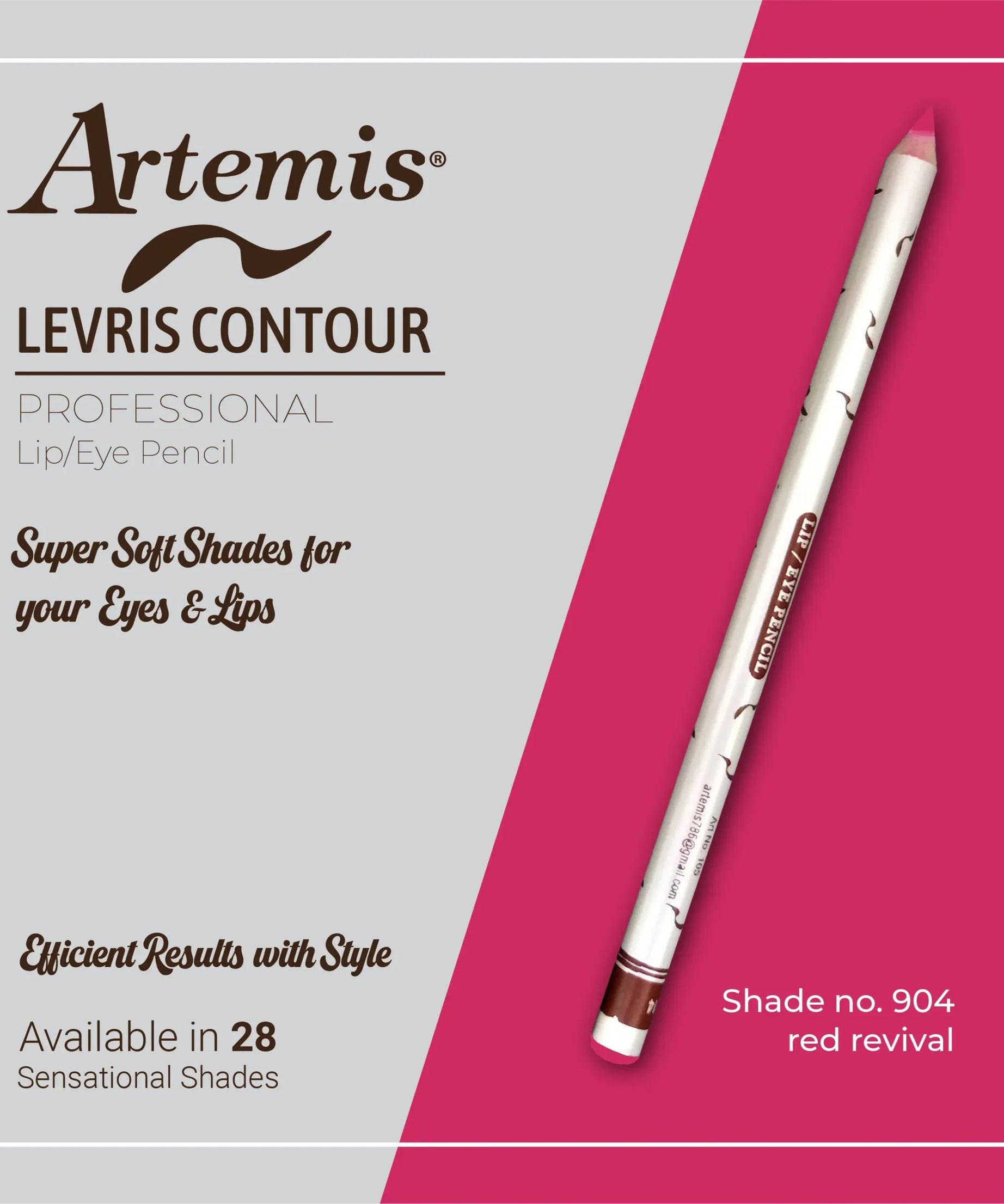 Artemis Lip / Eye Pencil 904 Red Revival