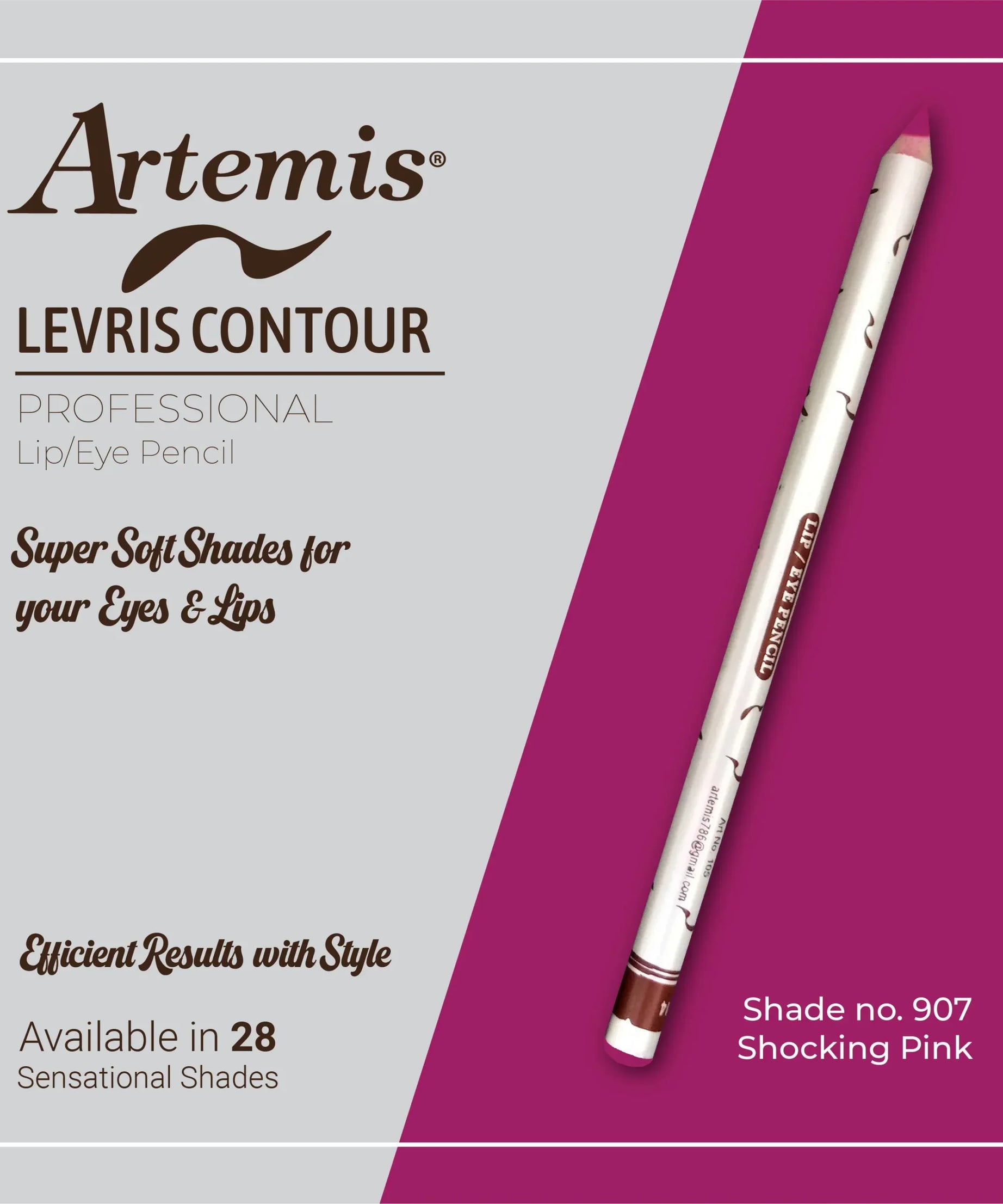 Artemis Lip / Eye Pencil 907 Shocking Pink