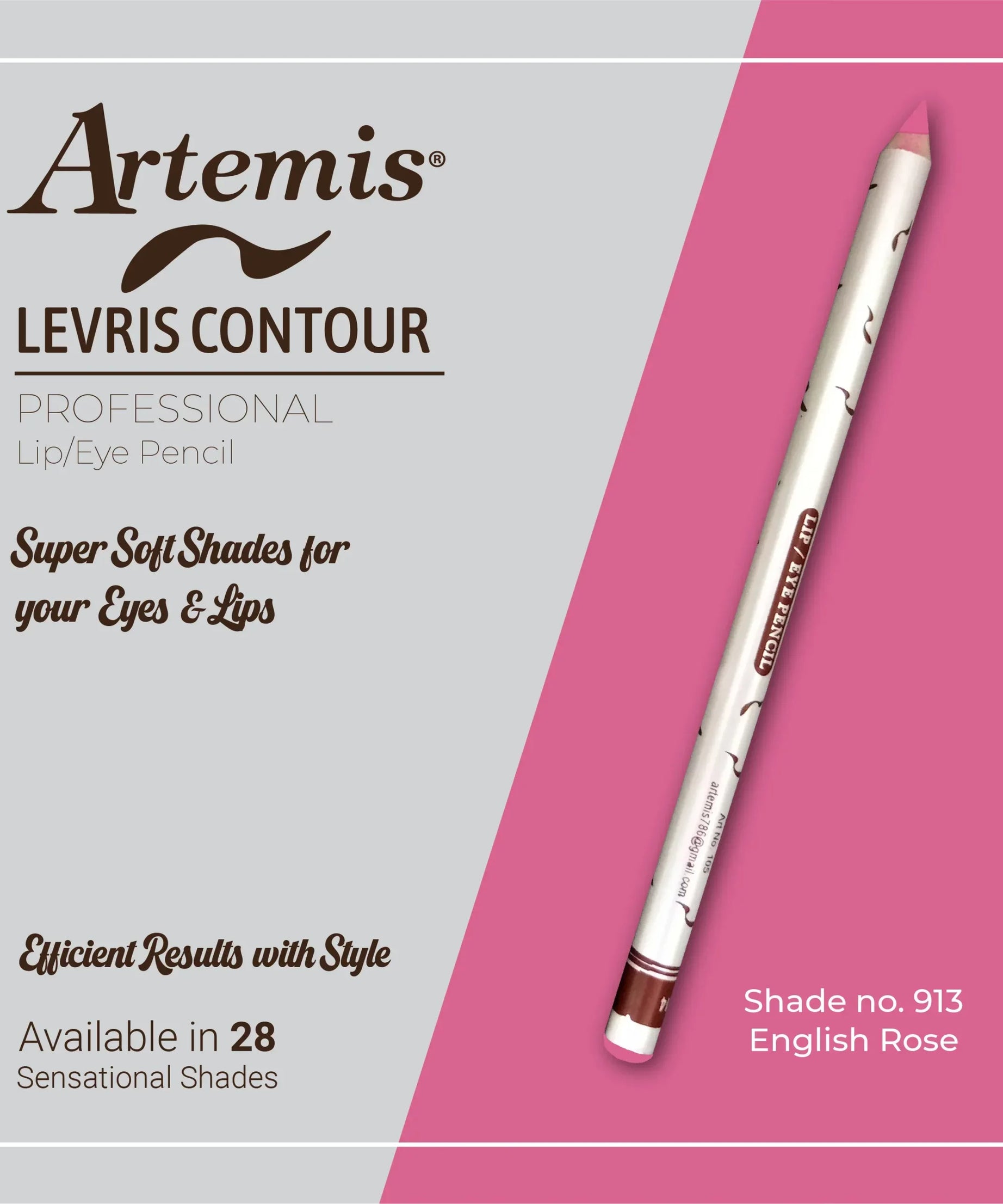 Artemis Lip / Eye Pencil 913 English Rose