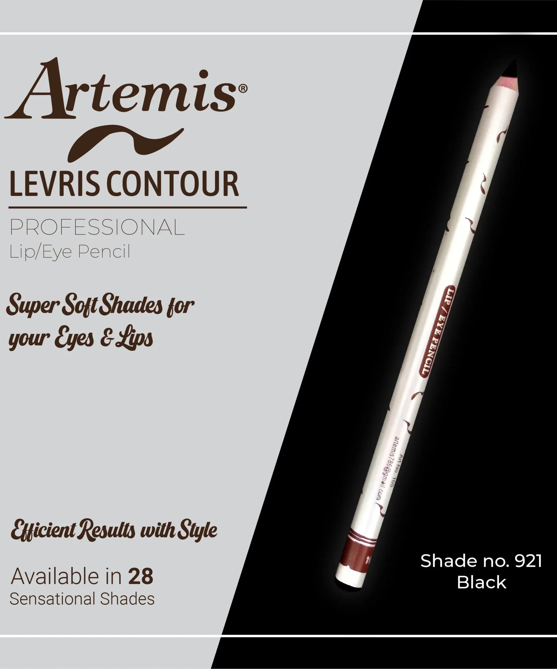 Artemis Lip / Eye Pencil 921 Black