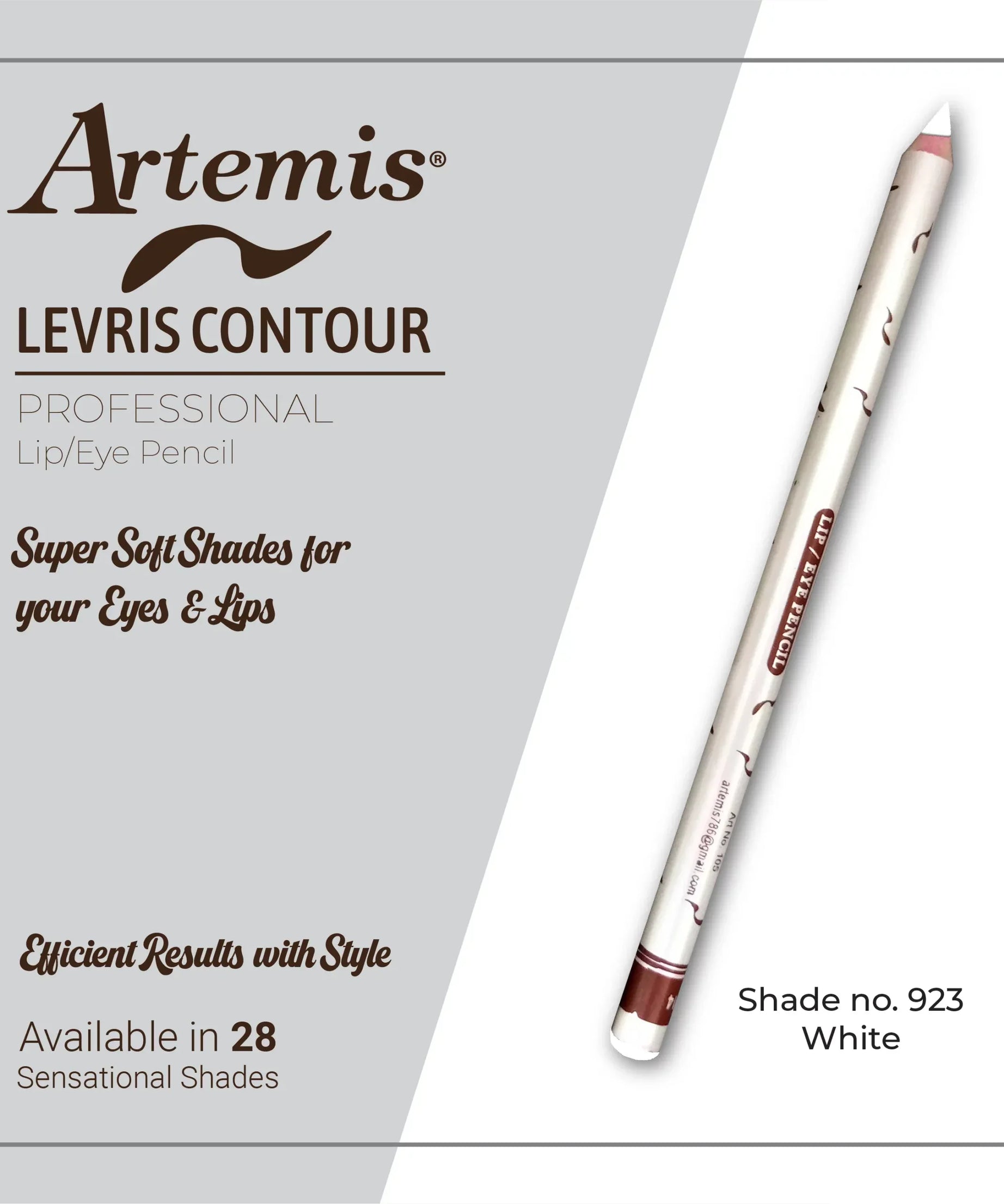 Artemis Lip / Eye Pencil 923 White