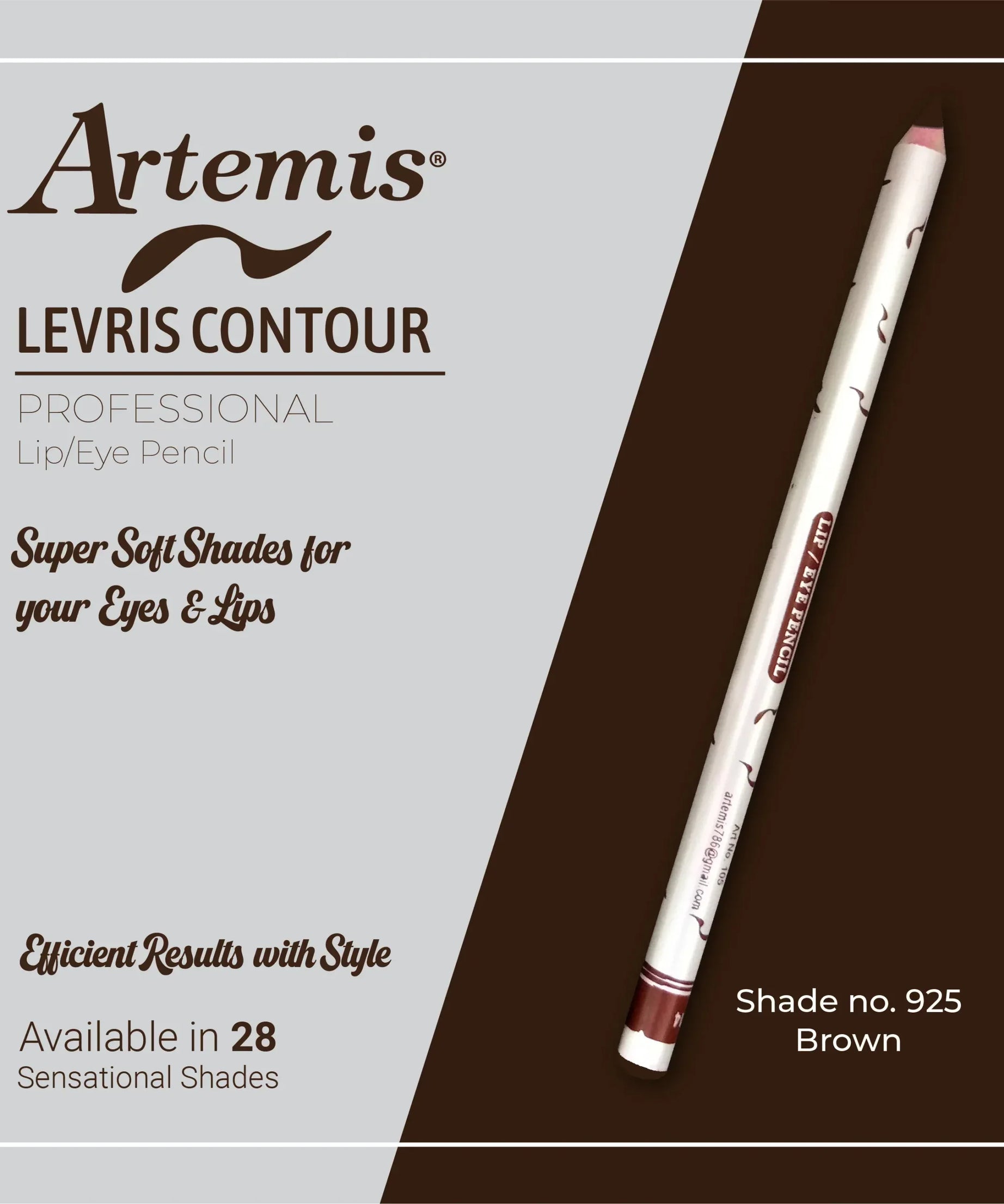 Artemis Lip / Eye Pencil 925 Brown