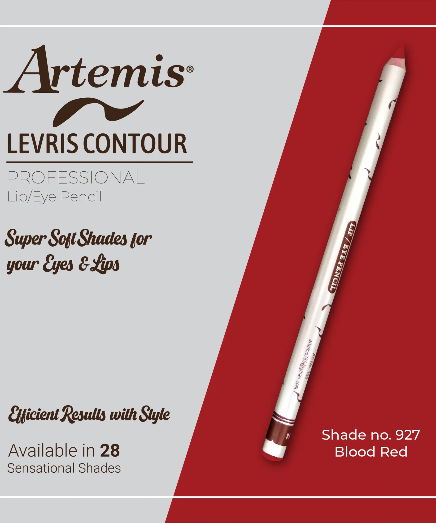Artemis Lip / Eye Pencil 927 Blood Red