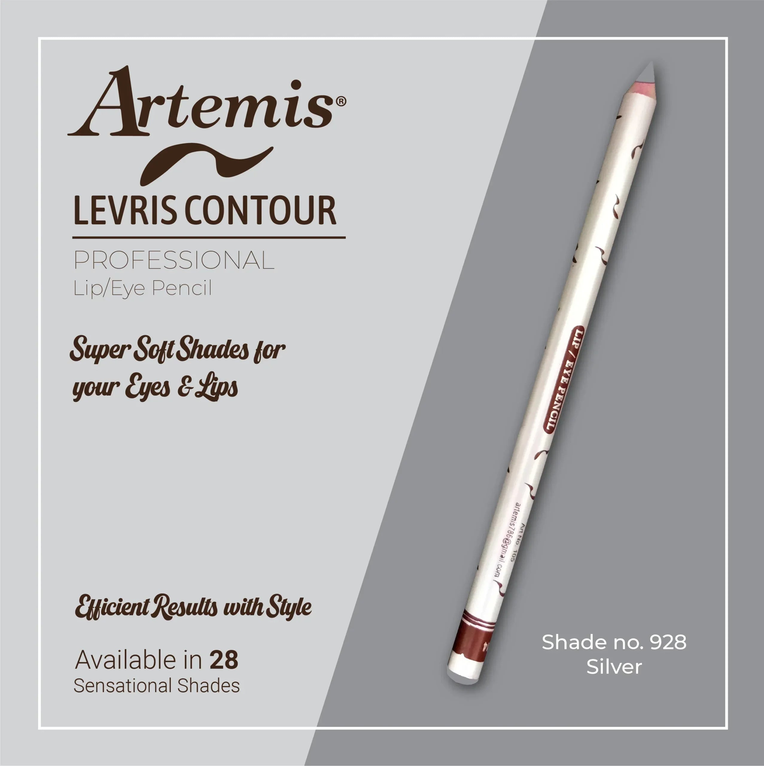 Artemis Lip / Eye Pencil 928 Silver