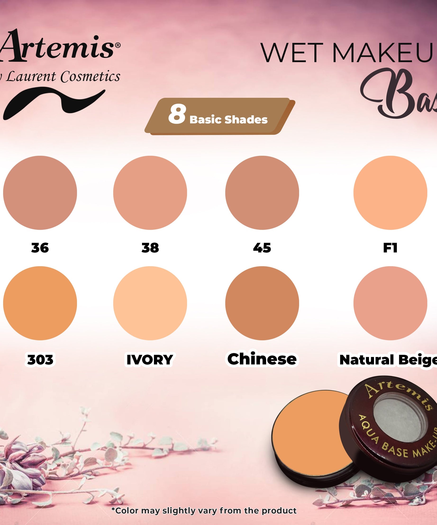 Aqua Base Makeup Small Shade-F1