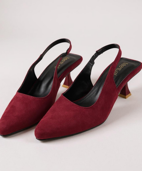 Noir Grace Slingbacks