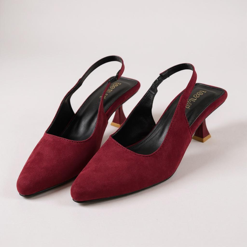 Noir Grace Slingbacks