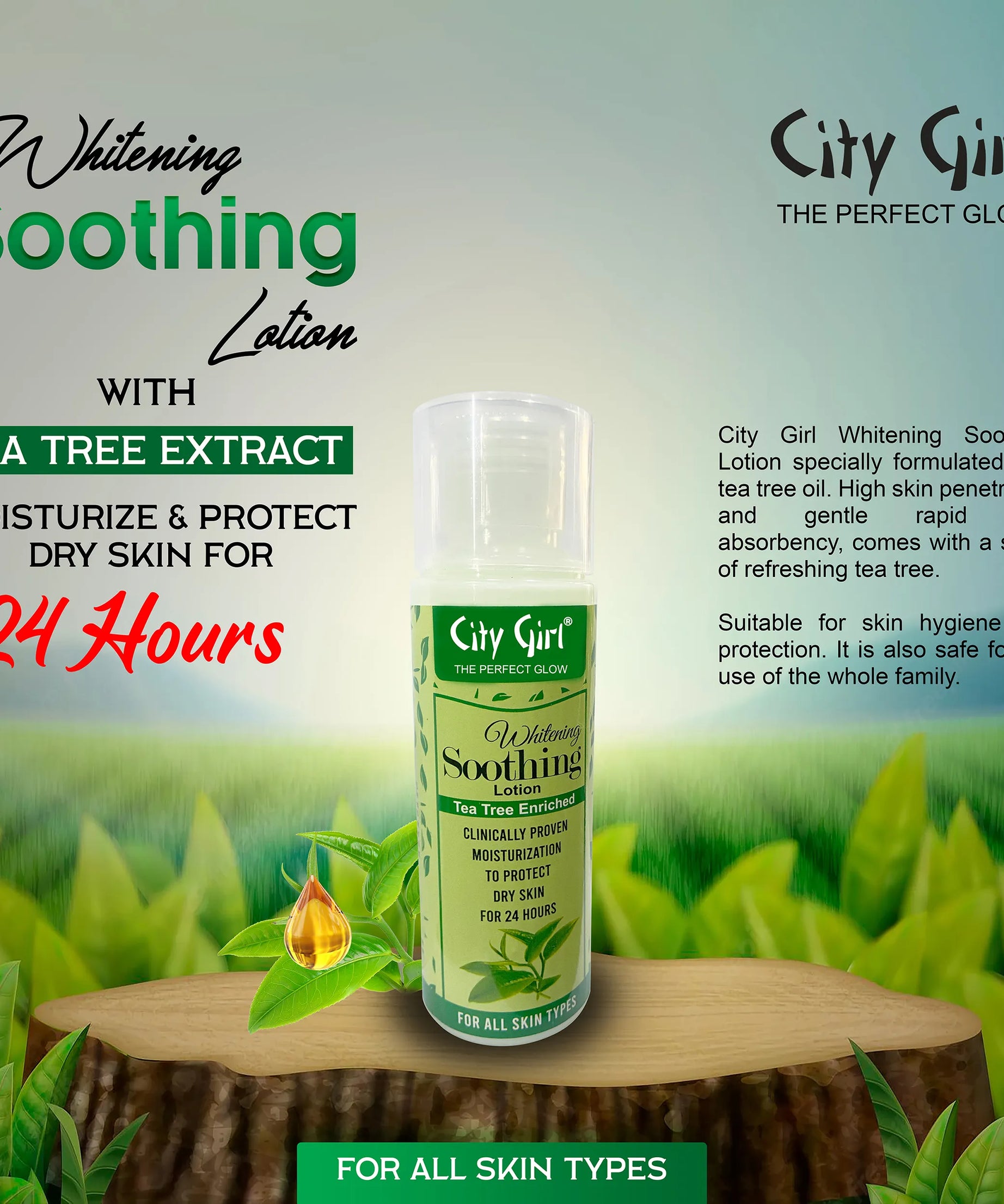 City Girl Whitening Soothing Lotion