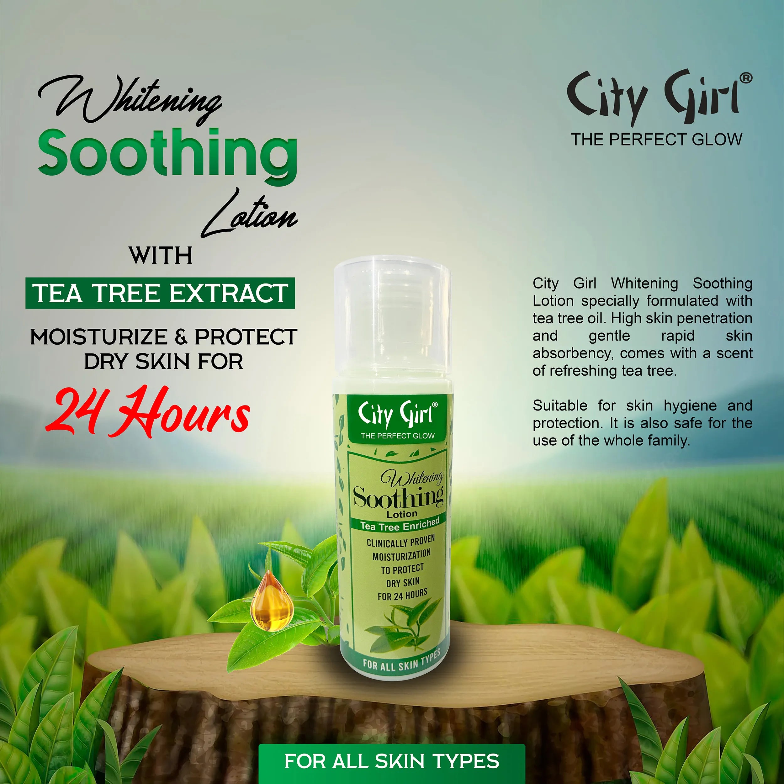 City Girl Whitening Soothing Lotion