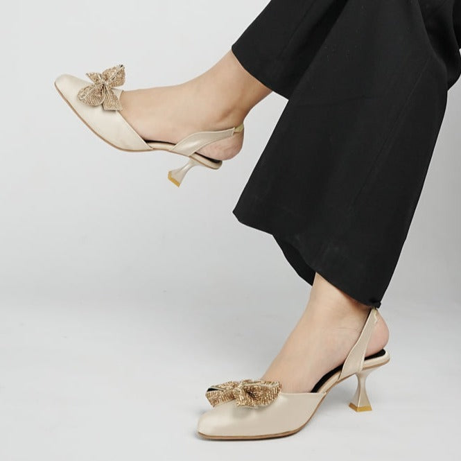 Bow Strap Heels