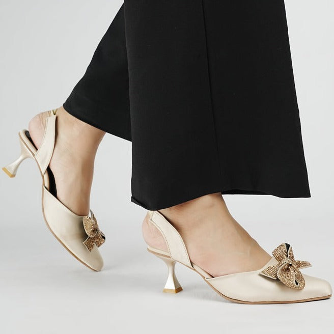 Bow Strap Heels