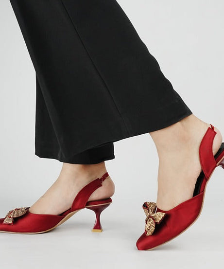 Bow Strap Heels