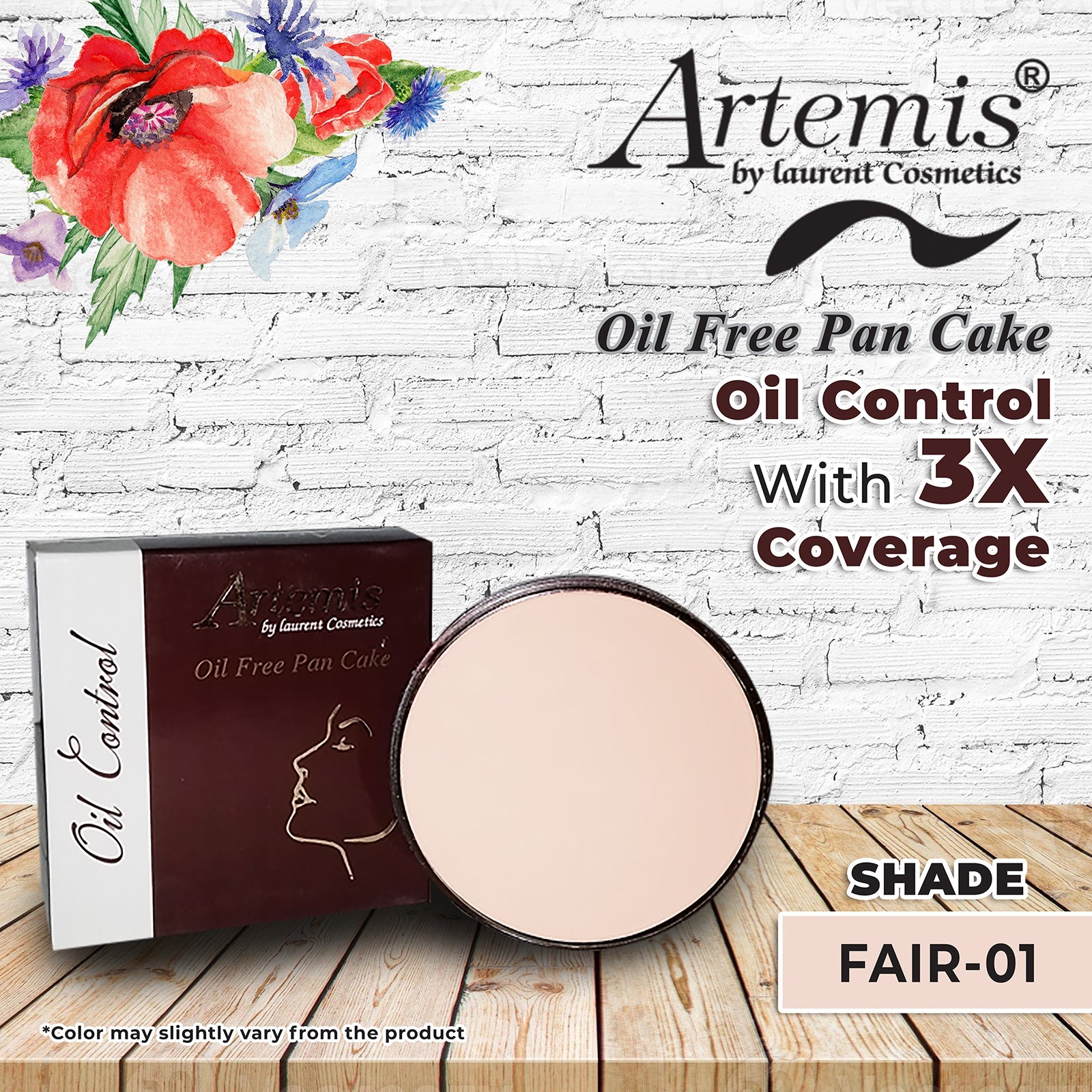 Artemis Oil Free Pan Cake - Shade Fair-01