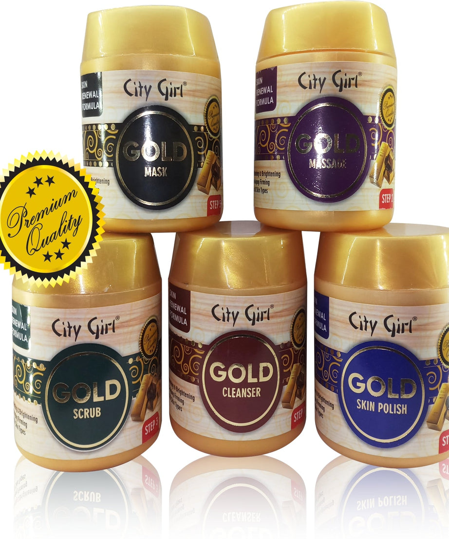 24K Gold Facial Kit Jar