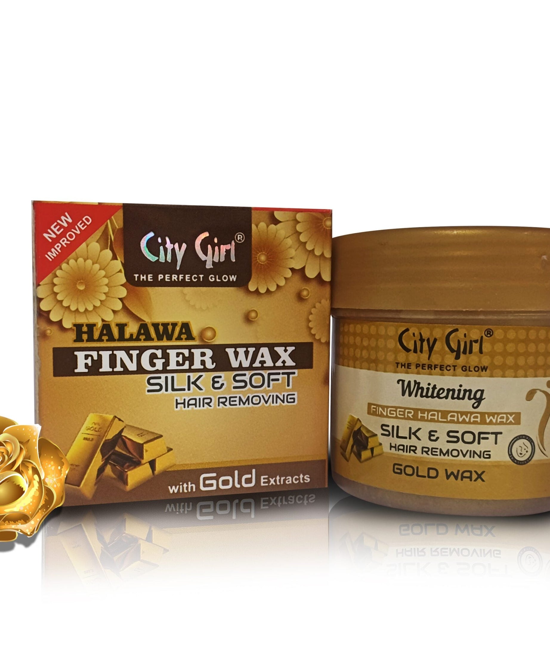 City Girl 24K Gold Halawa Finger Wax Gold