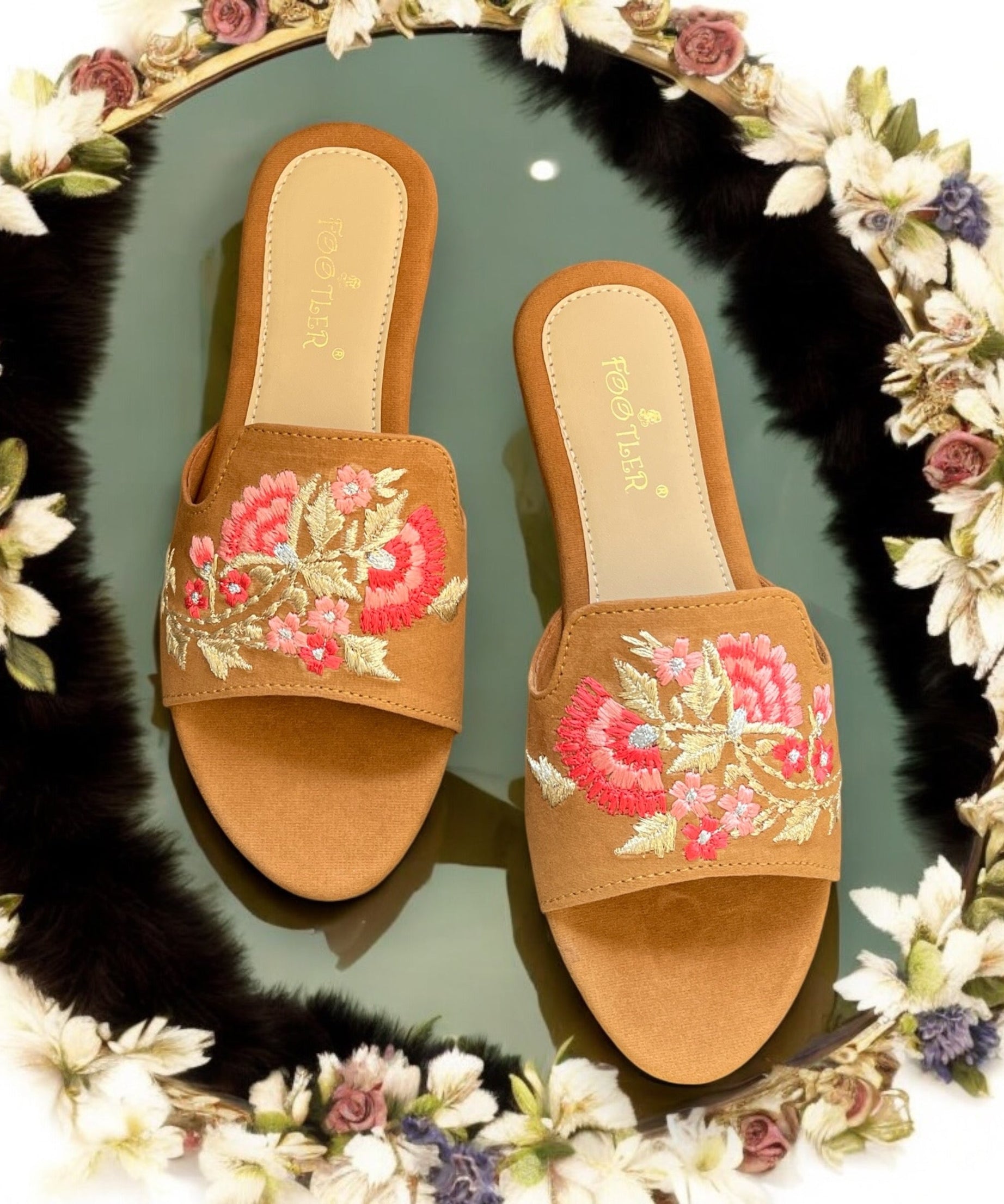 Embroidered Flats