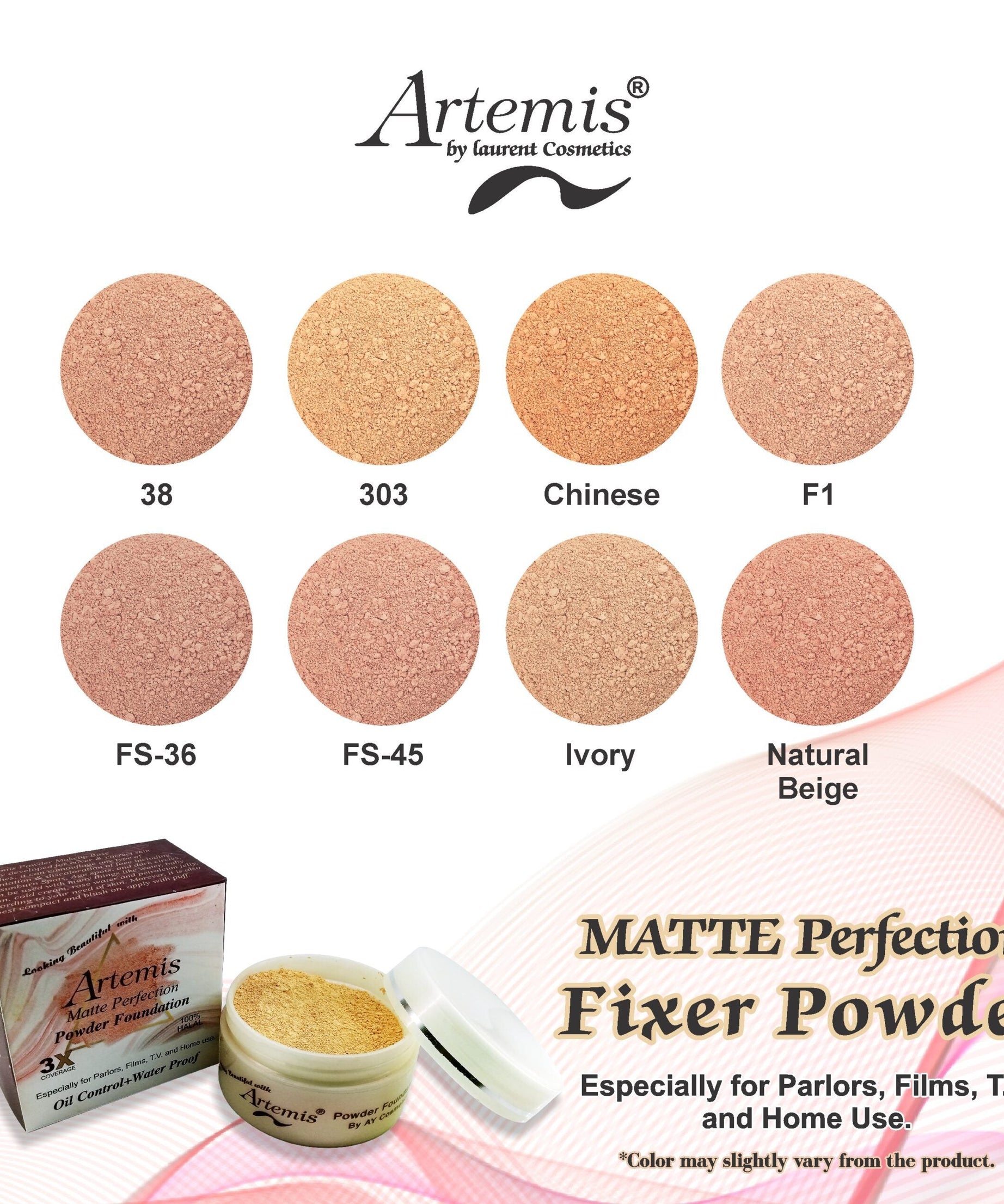 Fixer Powder Shade Card