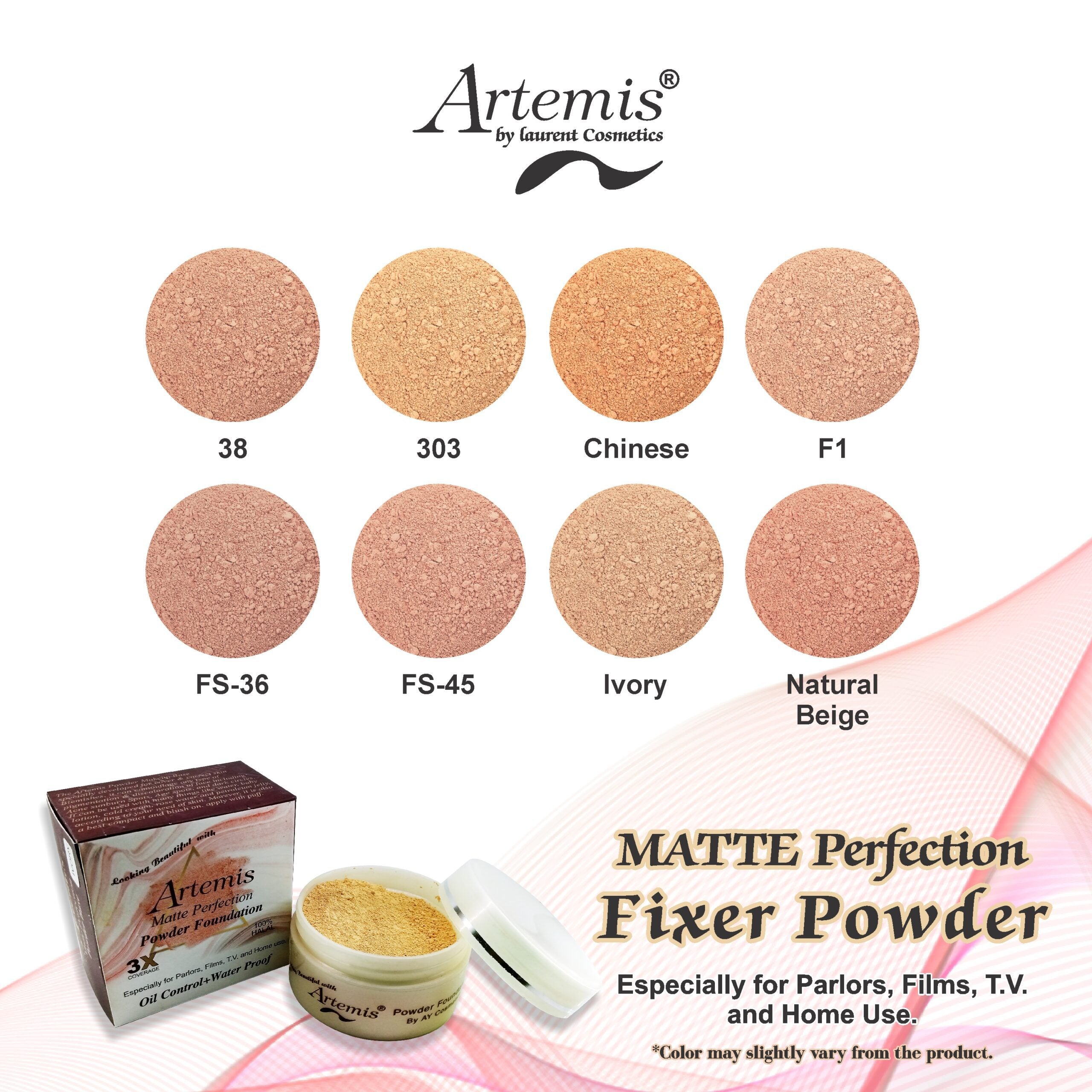 Fixer Powder Shade Card