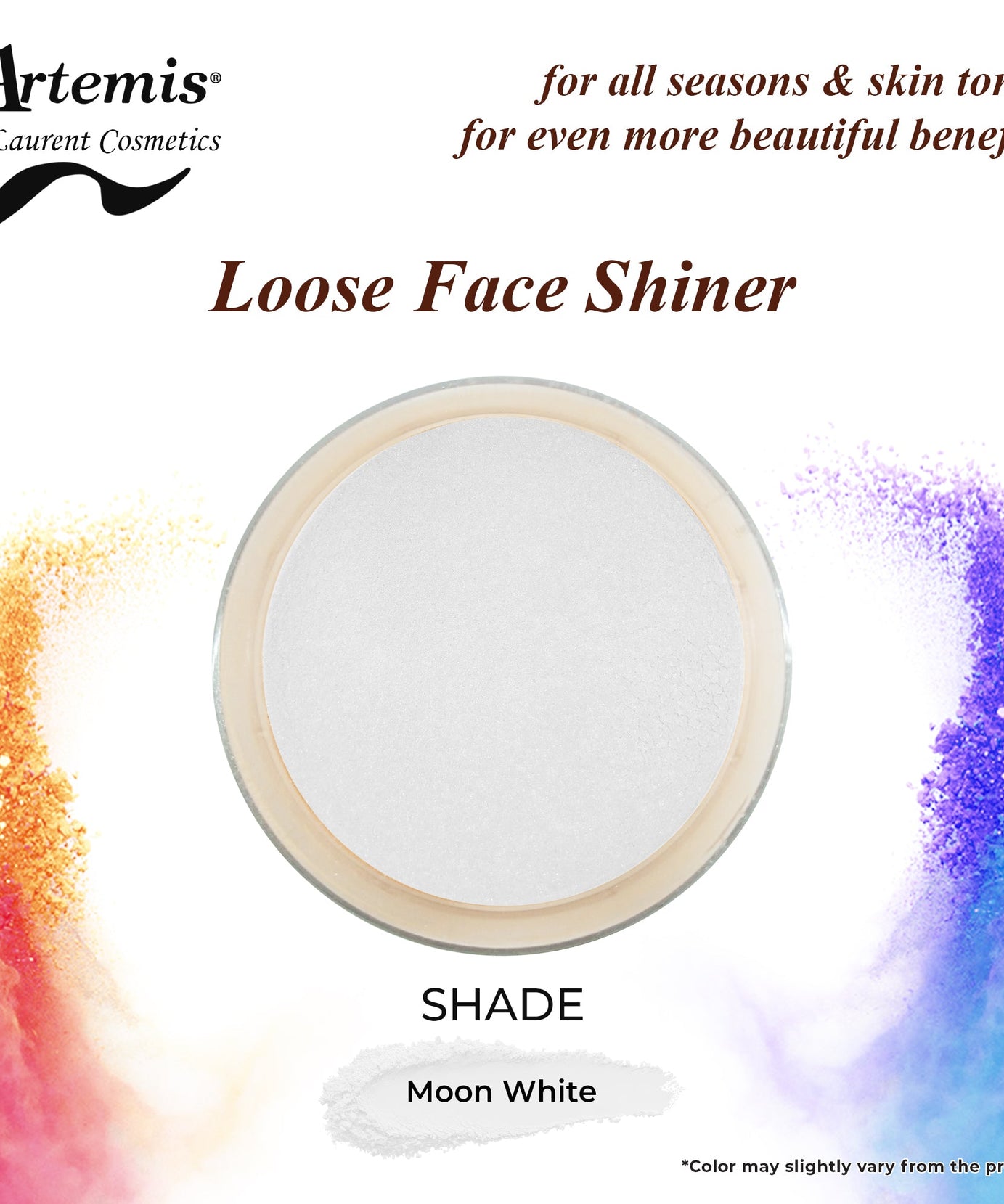 Artemis Loose Face Shiner - Moon White