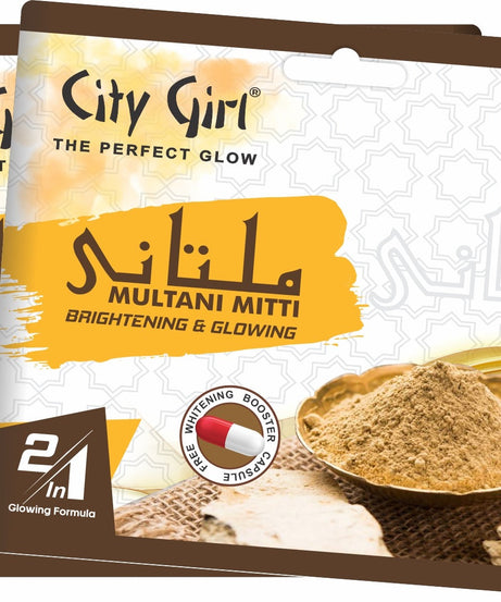 Multani Mitti Sachet, City Girl Multani Mitti Sachet, Multani Mitti Sachet, Multani Mitti, Multani Mitti Face Pack, Face Mask, City Girl, Ay Cosmetics