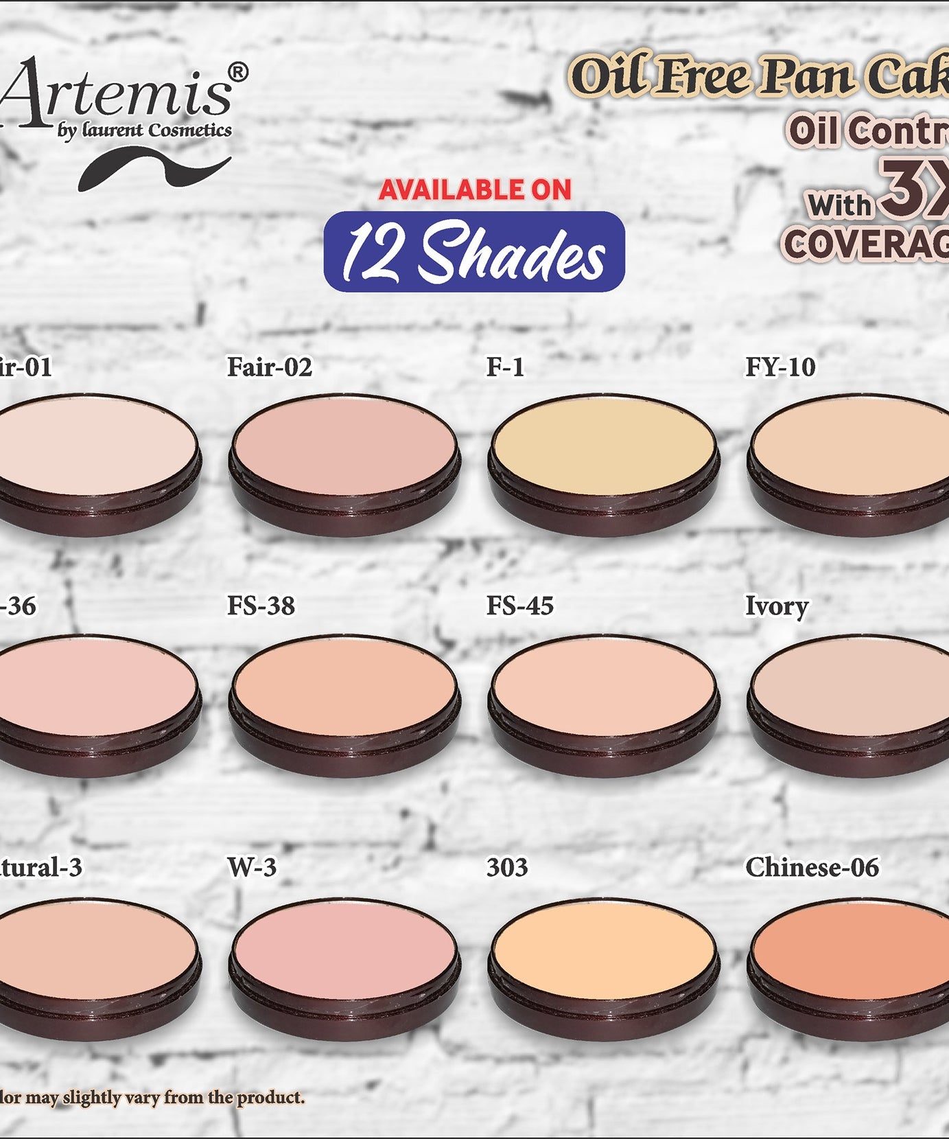 Artemis Oil Free Pan Cake - Shade Fair-02