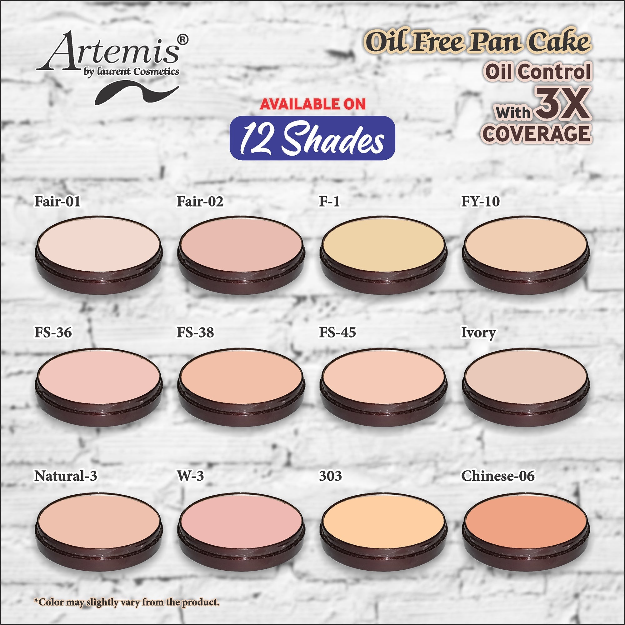 Artemis Oil Free Pan Cake - Shade Natural-3