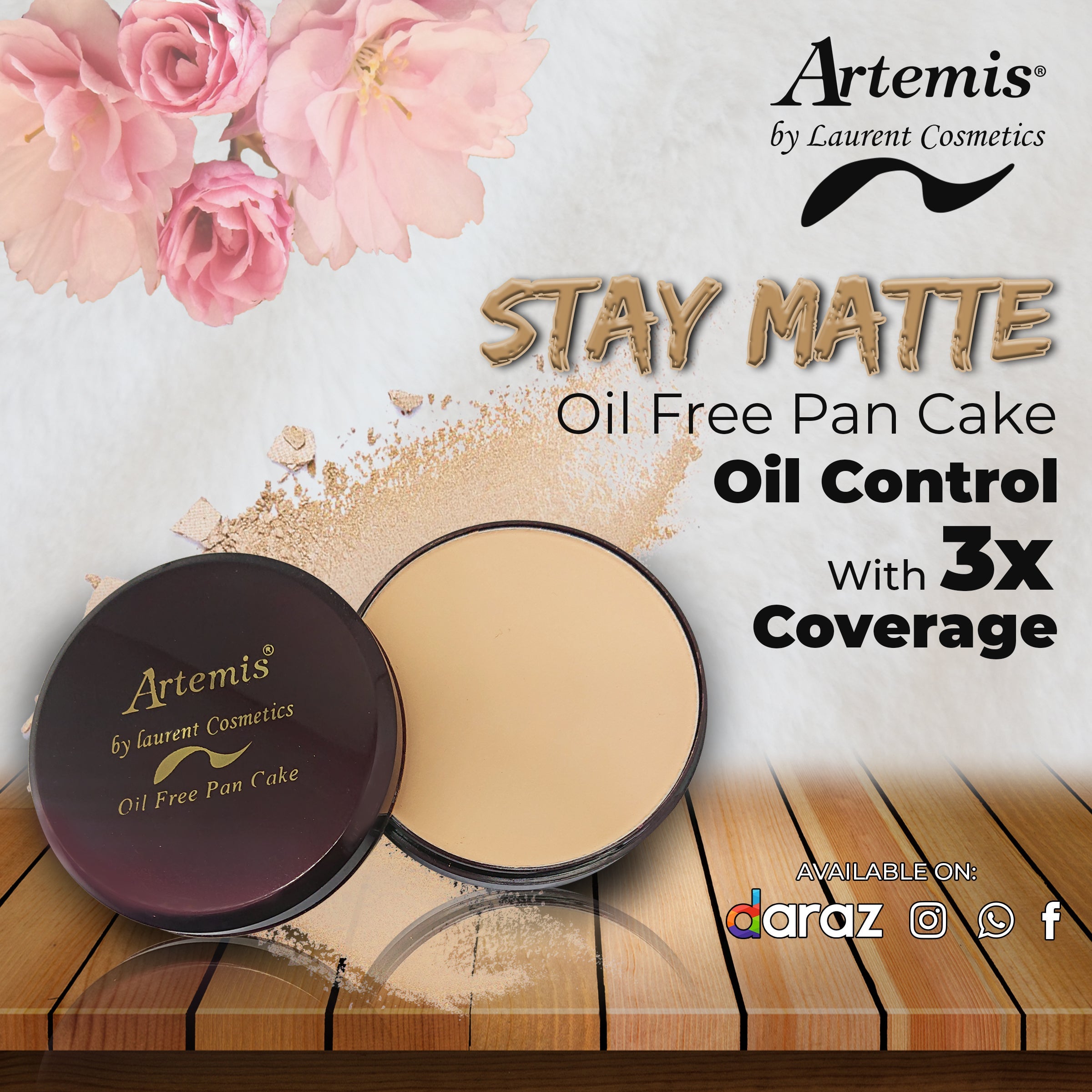 Artemis Oil Free Pan Cake - Shade Ivory