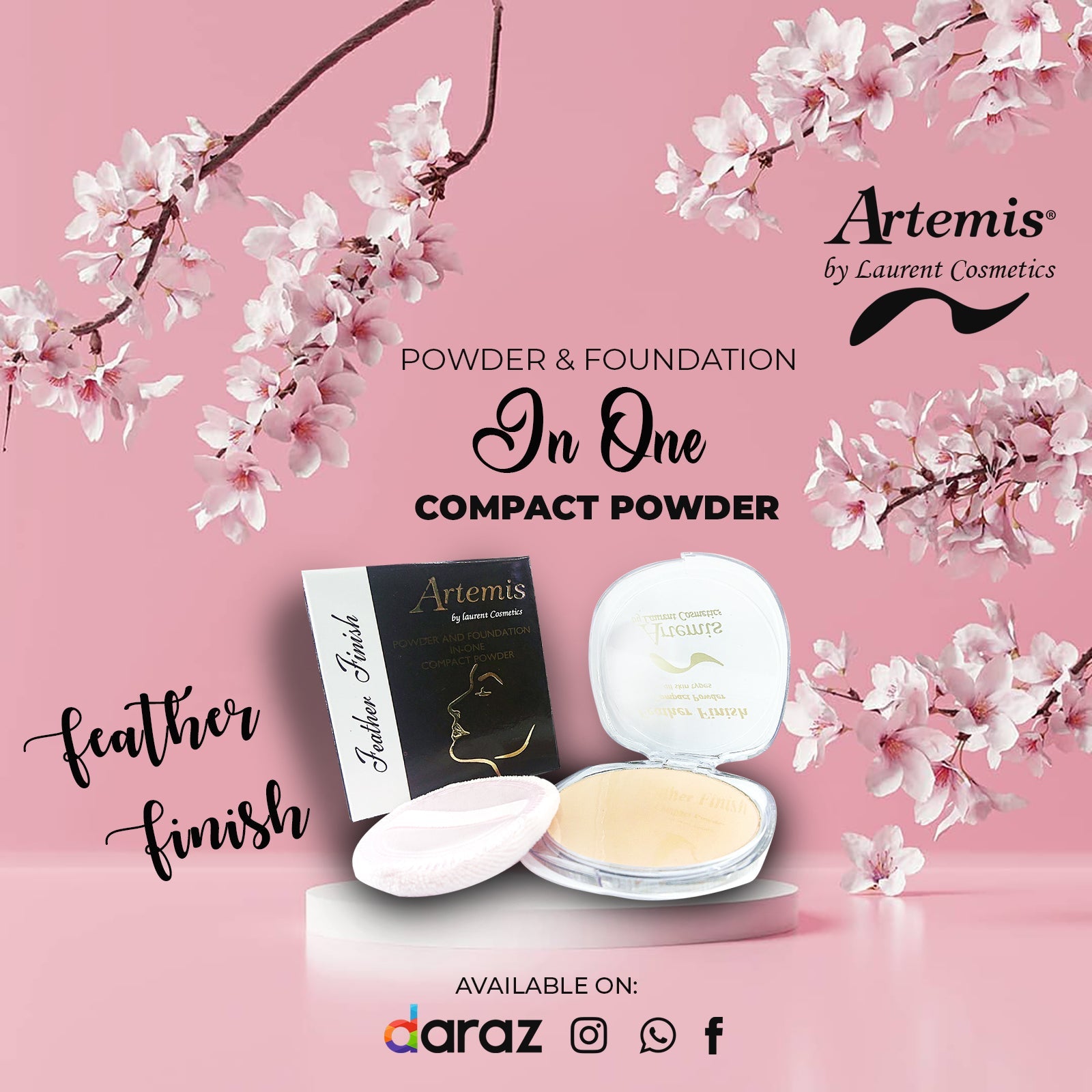 Powder & Foundation In One Compact Powder Artemis